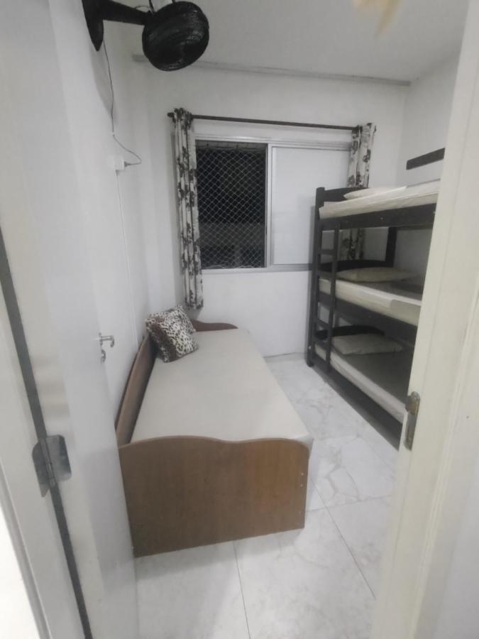 Apartamento Mobiliado Predio Frente Ao Mar São Vicente Εξωτερικό φωτογραφία